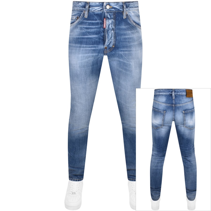 DSQUARED2 Distressed slim-cut Jeans | Blue | FARFETCH